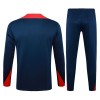 Barcelona Felpe da Allenamento 2024-25 Quarto-Zip Navy
